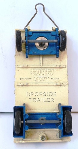 CORGI TOYS DROPSIDE TRAILER & Cargoes 1485 Planks Load Vintage 1960 Diecast - Picture 11 of 13