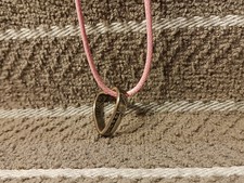 1965 Washinghton Quarter Heart Pendant handmade small 7/8"x7/8"" with chain