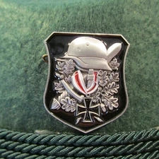 Stahlhelm with Iron Cross & Dagger German Military/Oktoberfest Pin