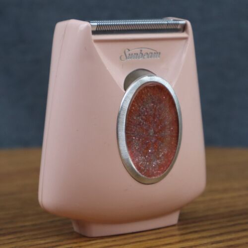 Vintage Lady Sunbeam Elektrorasierer LS-6 pink integriertes leichtes & hartes Reiseetui - Bild 2 von 23