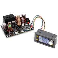 CNC DC Buck Converter with Meter, 6-70V to 0-60V 20A 1200W, DC 5V 9V 12V 24V ...