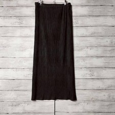 PLEATS PLEASE Issey Miyake Long Skirt Black Size 4 Womens XL Pleated Skirt JPN