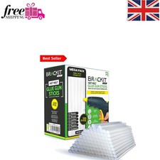 Professional Quality 120pcs Clear Hot Glue Sticks, Quick-Drying & Non-Toxic 0.32 per stick