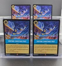 Disney Lorcana Visiting Christmas Past 162/204 Winterspell Rare 4 Cards