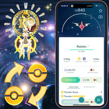 Pokémon PTC TRADE GO  Shiny Rotom  Caught in...