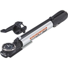 Prophete Fahrradpumpe, Luftpumpe, Alu-Mini-Standpumpe für alle Ventilarten