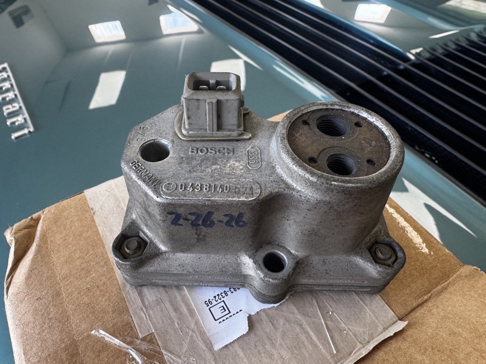 Ferrari 308  Fuel Injection Warm Up Regulator Bosch # 0438140071