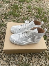 Christian Louboutin All White Leather Sneakers