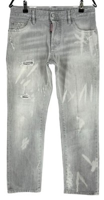 DSQUARED 2 Herren Stretch Straight Jeans Größe 38: W30 L26
