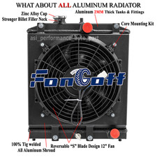 4 Row Radiator Shroud Fan For 1992-2001 Honda Civic Eg Ek Del Sol Integra 1.6 L4 4 Row Radiator Shroud Fan For 1992-2001 Honda Civic Eg Ek Del Sol Integra 1.6 L4