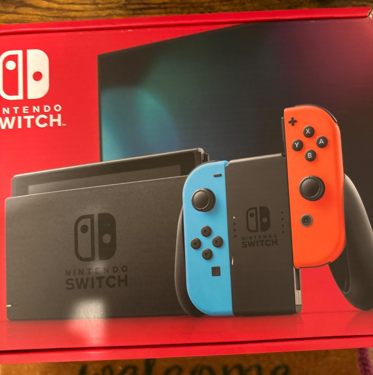 Nintendo Switch 32GB Handheld Console - Neon Red/Neon Blue