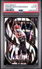 2024 PANINI SELECT TECTONIC #137 GIANNIS ANTETOKOUNMPO PSA 6