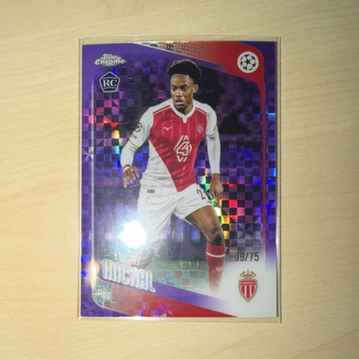 Topps Chrome Lucas Michal AS Monaco Rookie Purple Refractor 09/75 #94