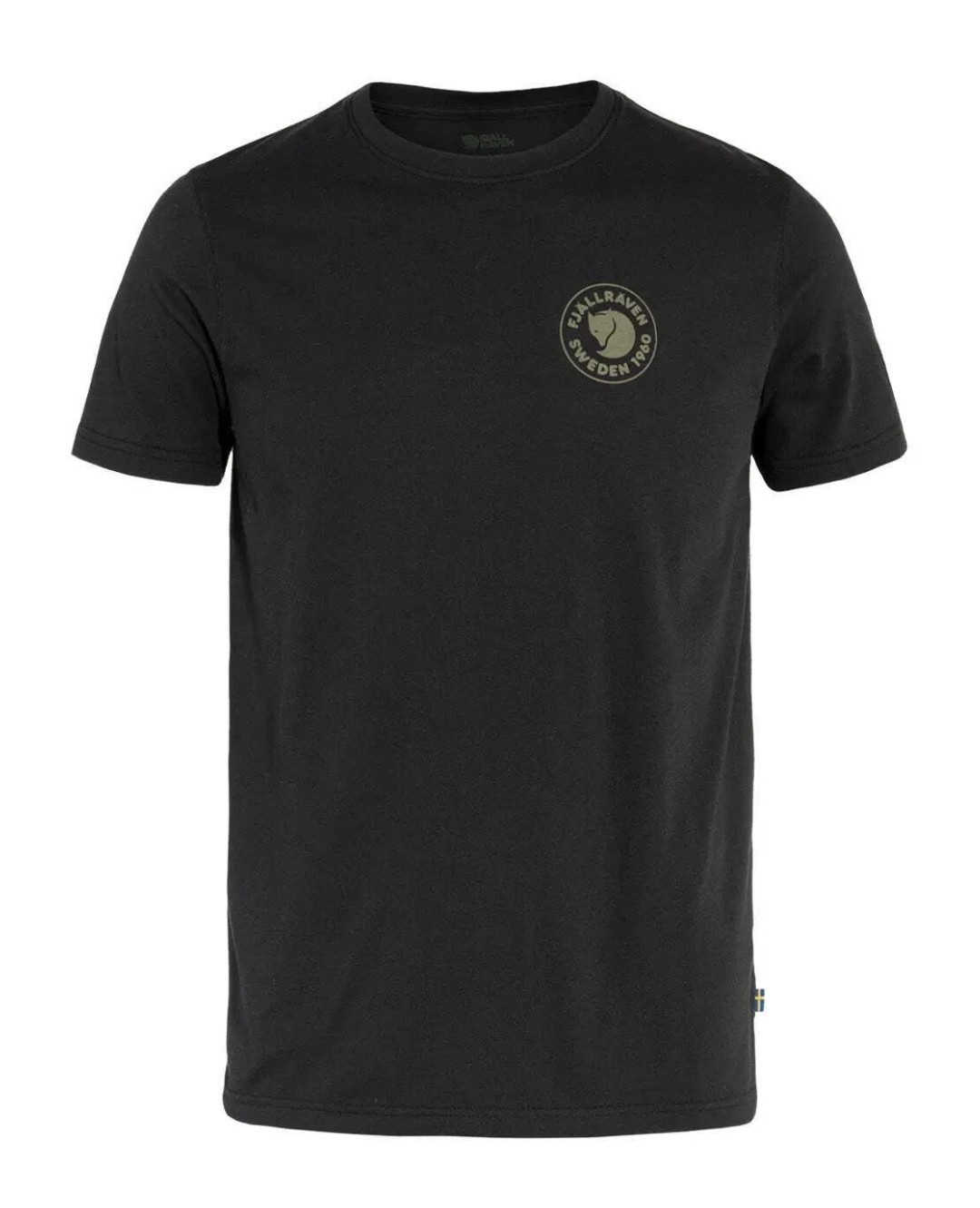 Fjallraven 1960 Logo Mens T-shirt - Black Cotton - Size X-Large - Image 2
