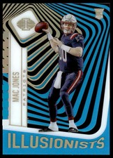 2021 PANINI ILLUSIONS MAC JONES ILL-14 ILLUSIONISTS LIGHT BLUE 50/299 PATRIOTS