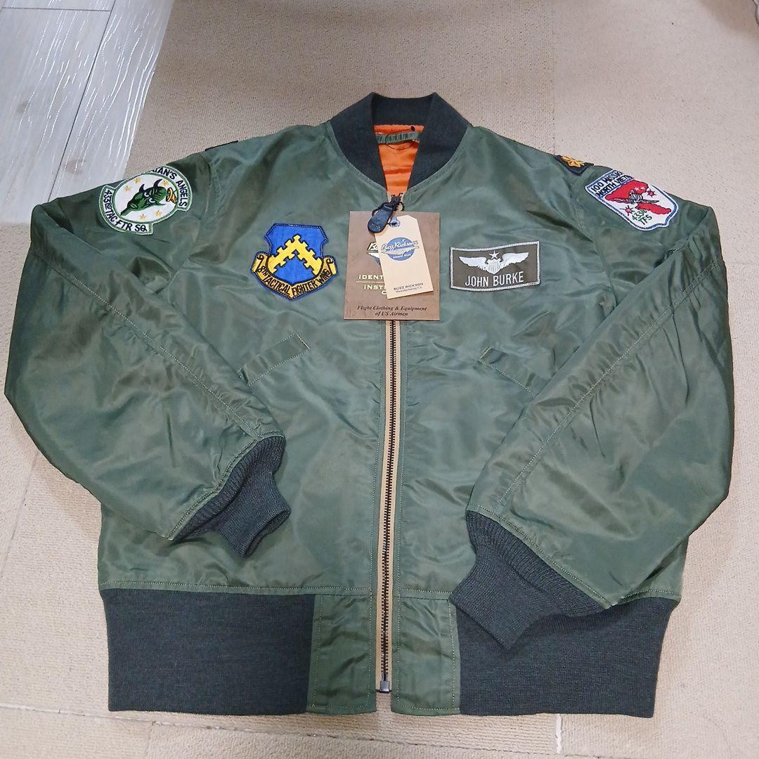 BUZZ RICKSON'S L-2B custom patch Jacket Blouson M… - image 2