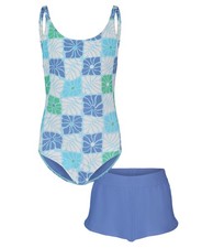 Girls' -Piece Swimsuit with UPF 50 Sun Protection, Quick Drying Bathing Suit...