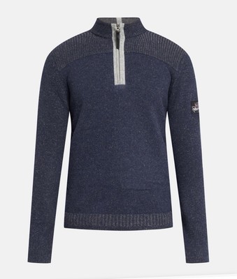 Trachtenpullover, Pullover Herren Trachten, Spieth & Wensky, Dunkelblau, Größe S