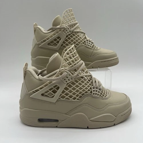 Womens Size 9 Nike Air Jordan 4 Net Rattan Beige Sneakers FN7251 200 NEW