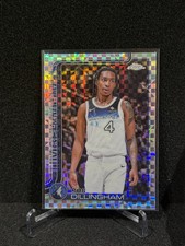 2025-26 TOPPS CHROME BASKETBALL X-FACTOR REFRACTOR ROB DILLINGHAM WOLVES #162