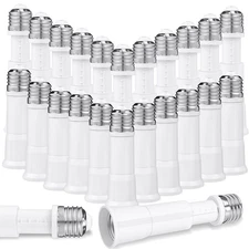 24 Pack E26/ E27 Light Socket Extender Bulk, 1. 21-3. 96 Inch Extension Flexi...