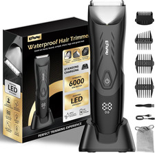Manscape Body Hair Trimmer for Men, Pubic Groin Hair Trimmer for Men with Safe B