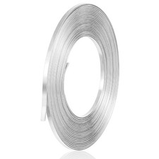 Flat Aluminum Wire 196 Inch, 5mm Wide, Silver for Jewelry Making  Crafts