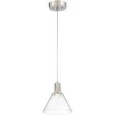Access Lighting 63140LEDD-BS/SDG Port Nine Pendant Brushed Steel