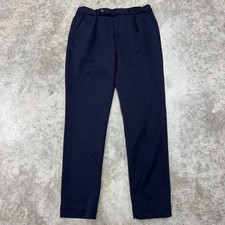 Polo Ralph Lauren Pants Mens 34x32 Navy Blue Stretch Dress Trouser Classic Fit