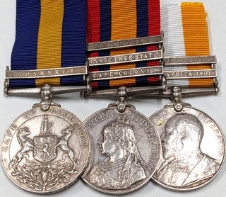 Landreys & Brabant's Horse Cape of Good Hope & Boer War military medals Transkei