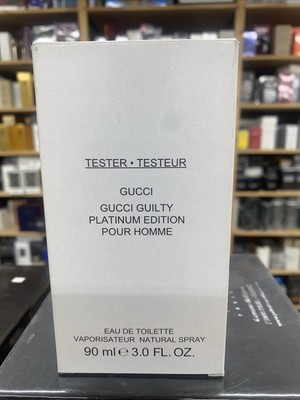 Gucci Guilty Platinum Edition by Gucci Men'  3.0 Fl Oz/90 Ml Edt Spray Tstr Box
