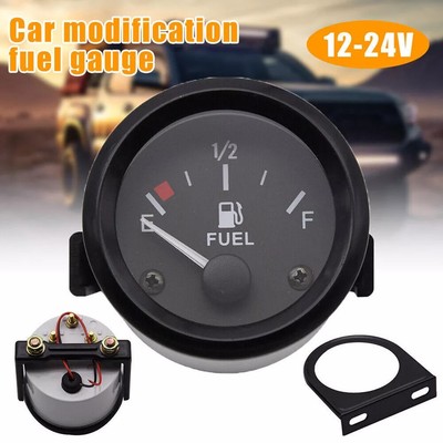 Accurate 12V 2'' 52mm Car Fuel Level Gauge Meter Reliable and Long lasting