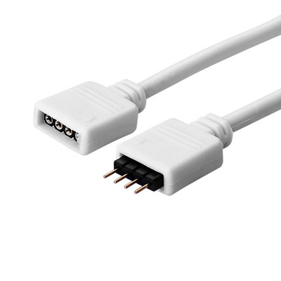 Euroharry LED RGB Verlängerungskabel 4 Pin   Anschlusskabel & Verbinder für Stri