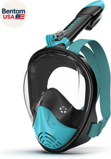 Full Face Snorkel Mask Adults Snorkeling Set Gear for Kids with Detachable Camer