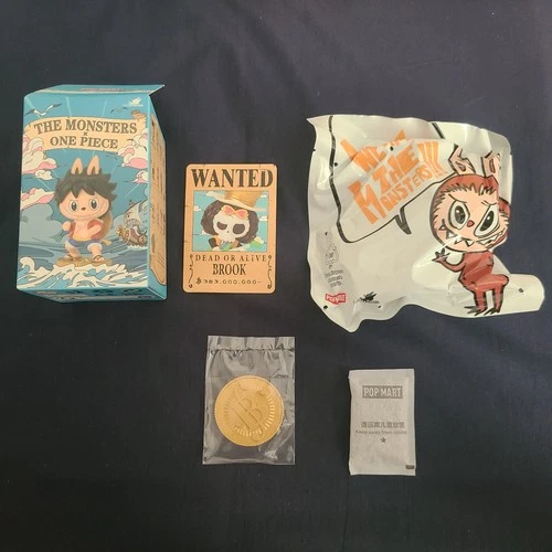 POPMART - POP MART The Monsters x One Piece Wanted Brook Figure