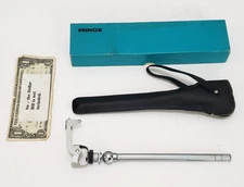 Minox Pocket Tripod with Camera Adapter and Original Soft Case and Vintage Box