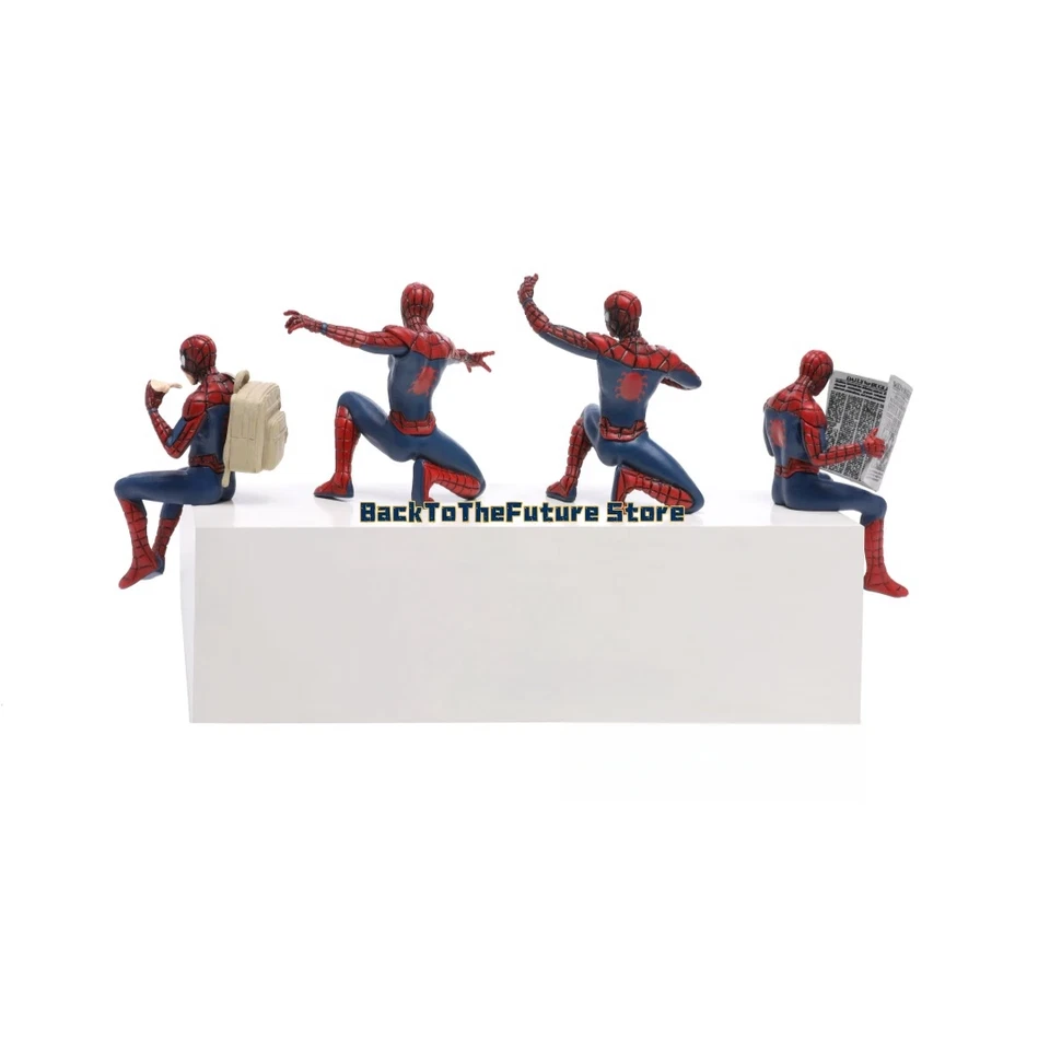 Novo boneco de ação Spider Hero – 7–9cm mini modelo de brinquedo de super-herói para presente infantil - Imagem 3 de 4