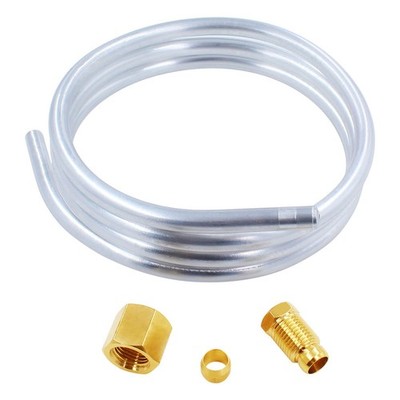 MENSI 1/4'' Aluminum Tubing with 1/4 inch diameter x 39.5 inches long, Silver 