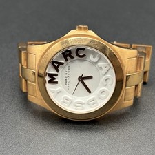 Marc By Marc Jacobs Rivera Ladies Rose Gold-Tone Watch 40mm White Dial MBM3135