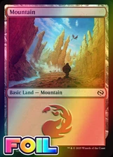 x1 Mountain TDM Tarkir Dragonstorm MTG 283 FOIL BASIC LAND M/NM 1x