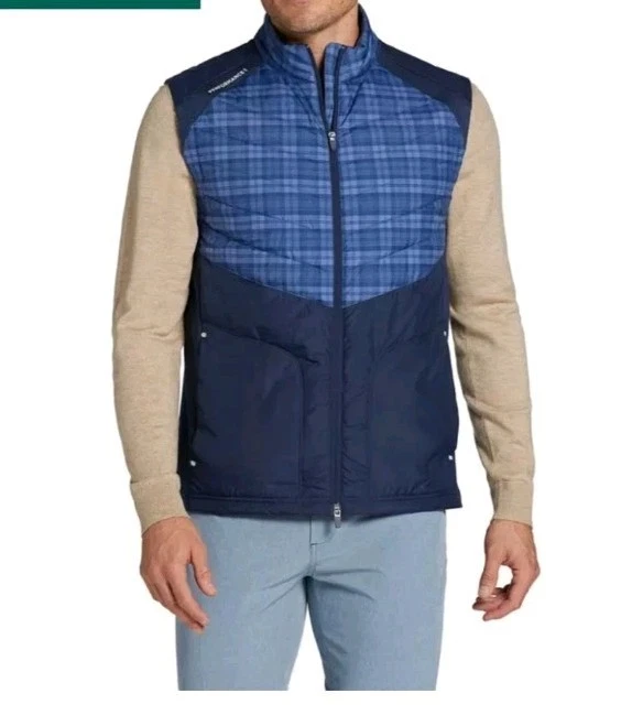 Walter Hagen 11 Golf Vest Mens Xlarge Blue Plaid Performance Zip Quilted Pockets
Opens in a new wind