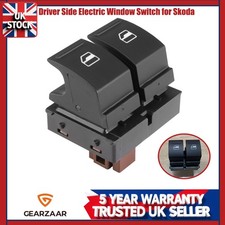 New Electric Window Switch Driver Side for Skoda Fabia MK2 Roomster 1Z0959858 UK