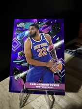 Topps Chrome Cosmic 2026 Karl-Anthony Towns New York Knicks /150 Purple Wave