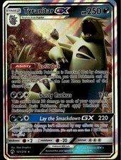 Tyranitar GX Ultra Rare SM Lost Thunder 121/214 Darkness Holo Pokemon Card on eBay