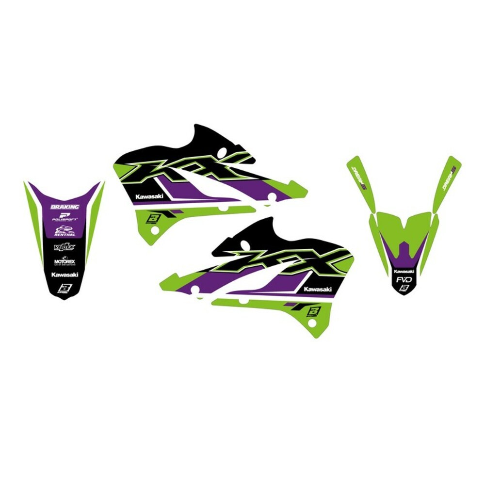 Adhesive kit blackbird dream graphic 5 for motorcycles moped spare parts