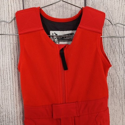 Spyder Mini Expedition Pant Unisex Toddler 2 Volcano Red Bib Insulated Snow Ski