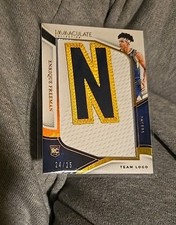 2024 - 25 Immaculate Enrique Freeman rookie sick jersey patch relic 24/25 PACERS