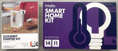 LittleBits CloudBit Starter Kit & Smart Home Kit Bundle - Both Complete Kits