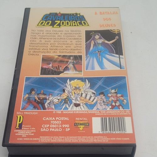 Los Caballeros del Zodiaco A Batalha SOS Deuces VHS Portuguese Brazil Import - Foto 4 di 5
