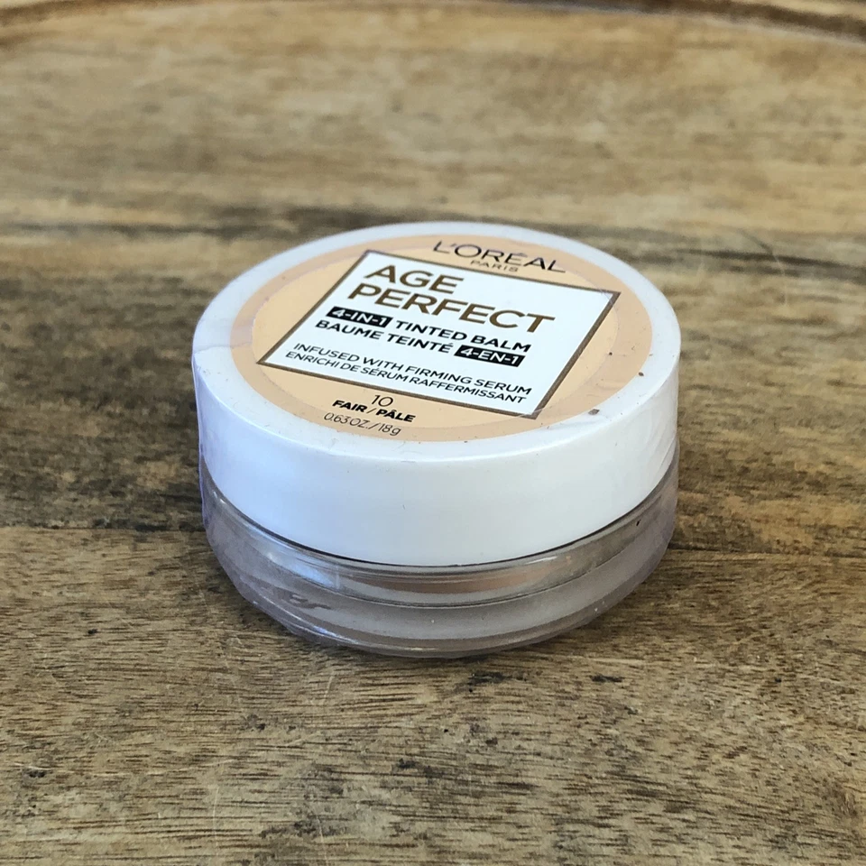 Loreal Paris Age Perfect 4-in-1 Tinted Balm # 10 FAIR  - NEW & SEALED - VHTF - Image 3 of 4